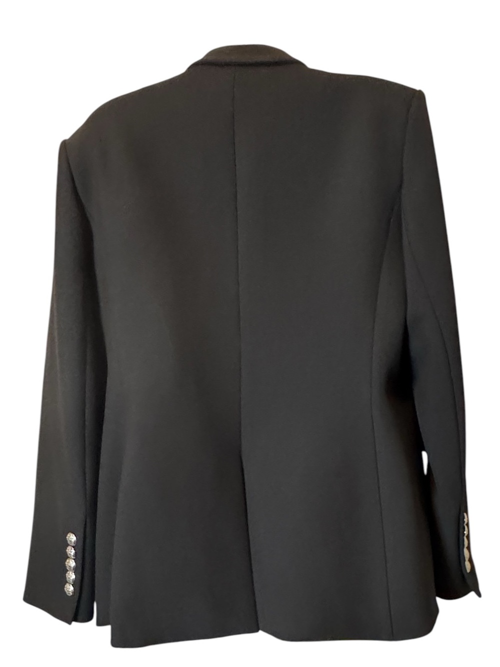 Veronica Beard Miller Dickey Jacket Women’s Size 14 Black Blazer Silver Buttons - Picture 10 of 14
